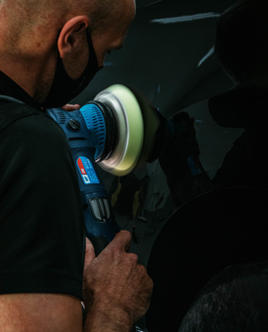 Polijsten van een auto